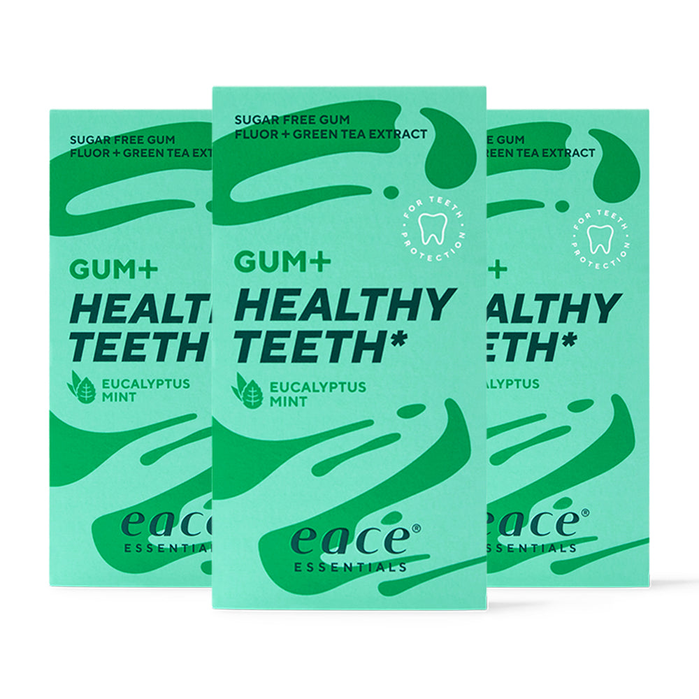 Brug Eace Gum + Healthy Teeth (10x 10 stk) til en forbedret oplevelse