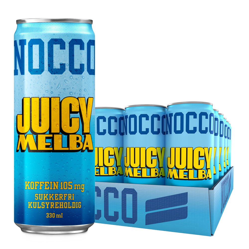 Brug NOCCO - Juicy Melba (24x 330ml) til en forbedret oplevelse