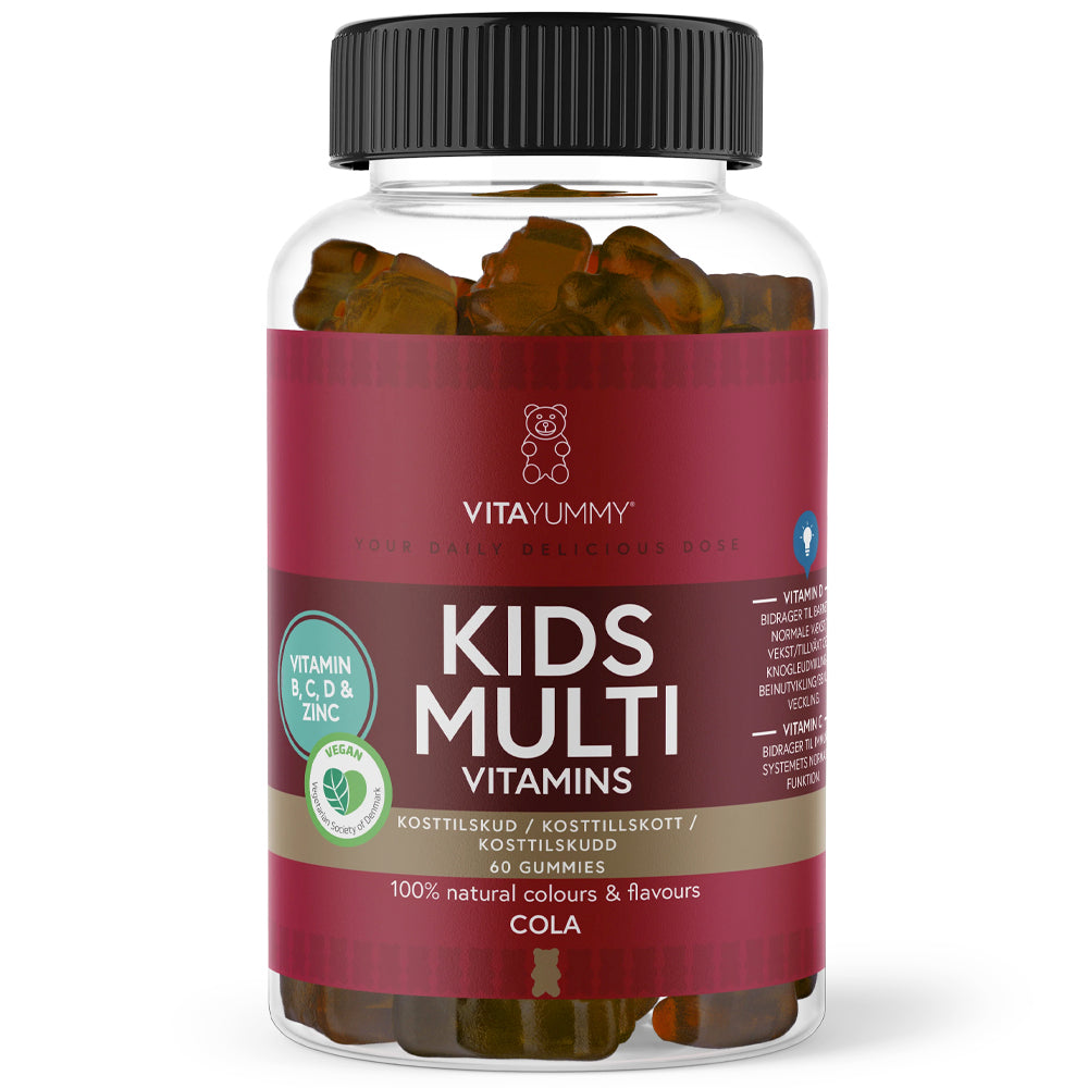 Brug VitaYummy Kids Multivitamin - Cola (60 stk) til en forbedret oplevelse