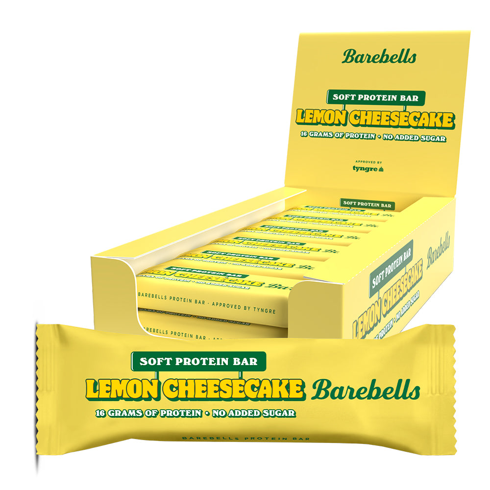 Se Barebells Soft Protein Bar - Lemon Cheesecake (12x 55g) hos Muscle House