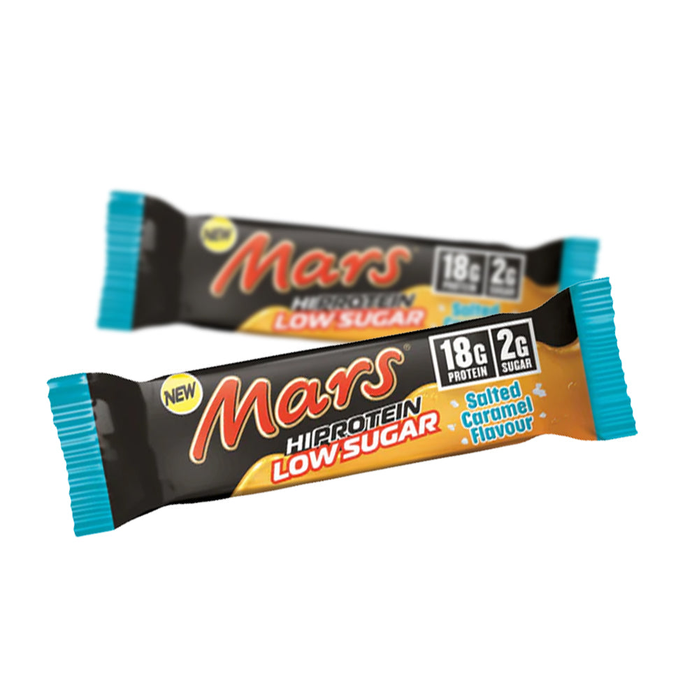 Brug Mars Hi Protein Bar Low Sugar - Salted Caramel (57g) til en forbedret oplevelse