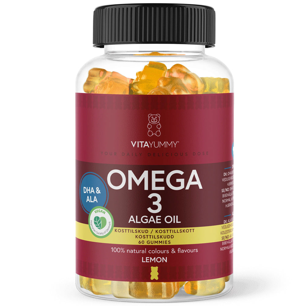 Billede af VitaYummy Omega 3 - Lemon (60 stk)