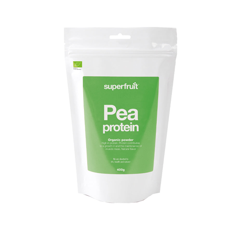 Brug Superfruit Pea Protein Powder (400g) til en forbedret oplevelse