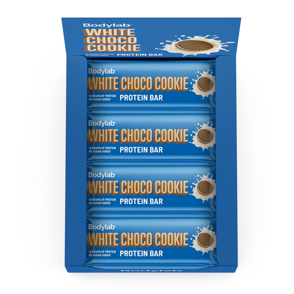 Billede af Bodylab Protein Bar - White Choco Cookie (12x65g)