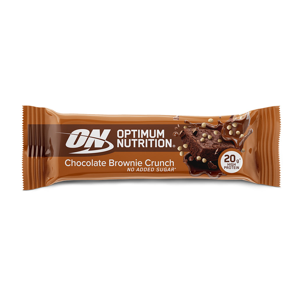 Brug Optimum Nutrition Protein Bar - Chocolate Brownie Crunch (65g) til en forbedret oplevelse