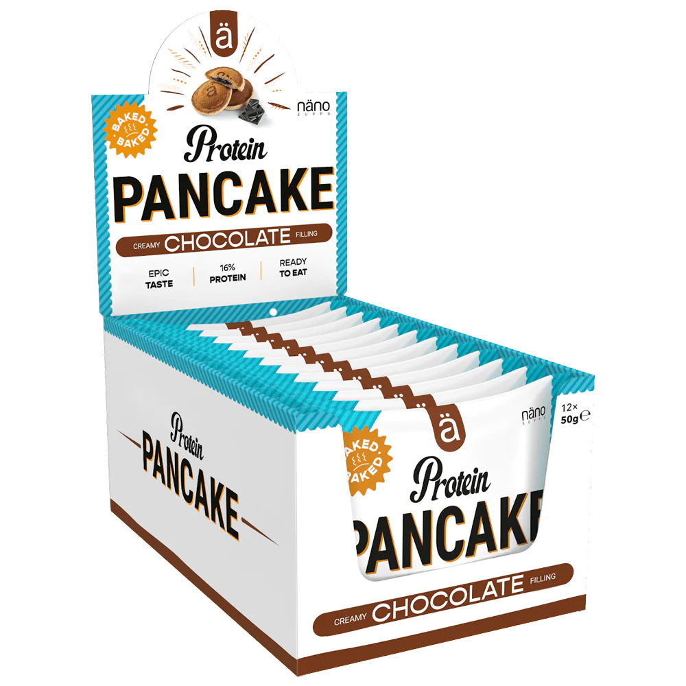 Brug Nano Supps Protein Pancake - Chocolate (12x 50g) til en forbedret oplevelse