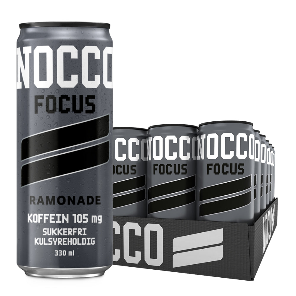 Brug NOCCO Focus - Ramonade (24x 330ml) til en forbedret oplevelse