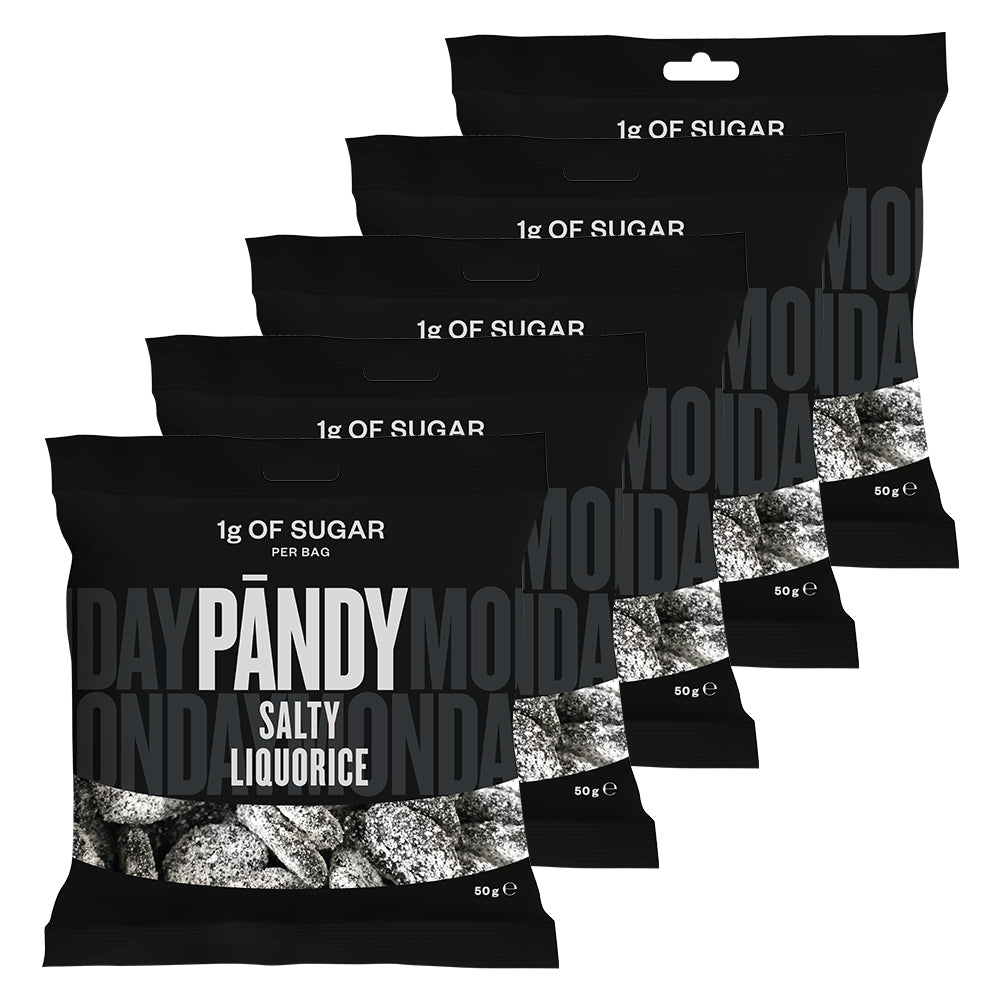 Brug PANDY CANDY - Salty Licorice (6x50g) til en forbedret oplevelse