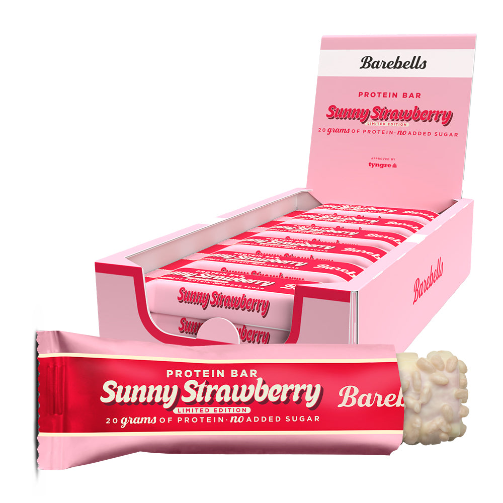 Billede af Barebells Protein Bar - Sunny Strawberry (12x 55g)