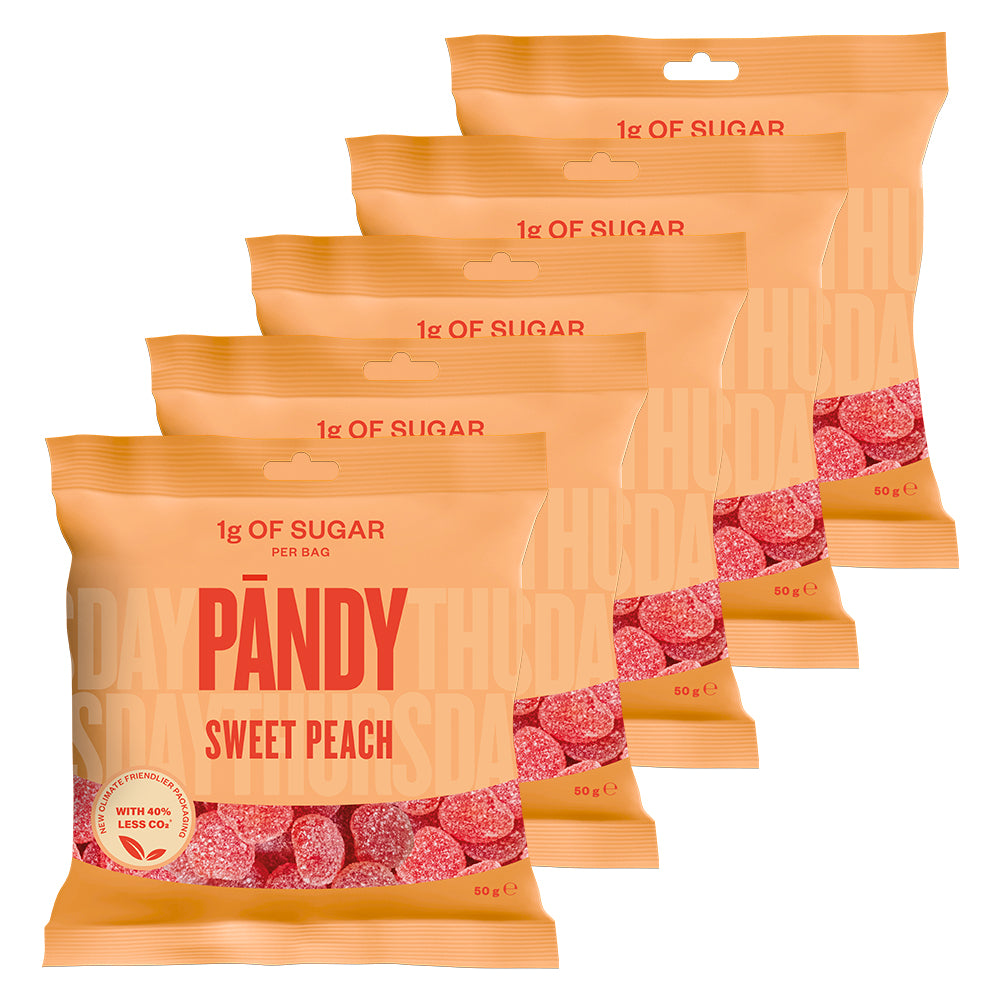 Brug PANDY CANDY - Sweet Peach (6x50g) til en forbedret oplevelse