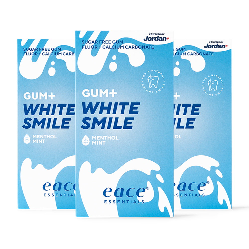 Brug Eace Gum + White Smile (10x 10 stk) til en forbedret oplevelse