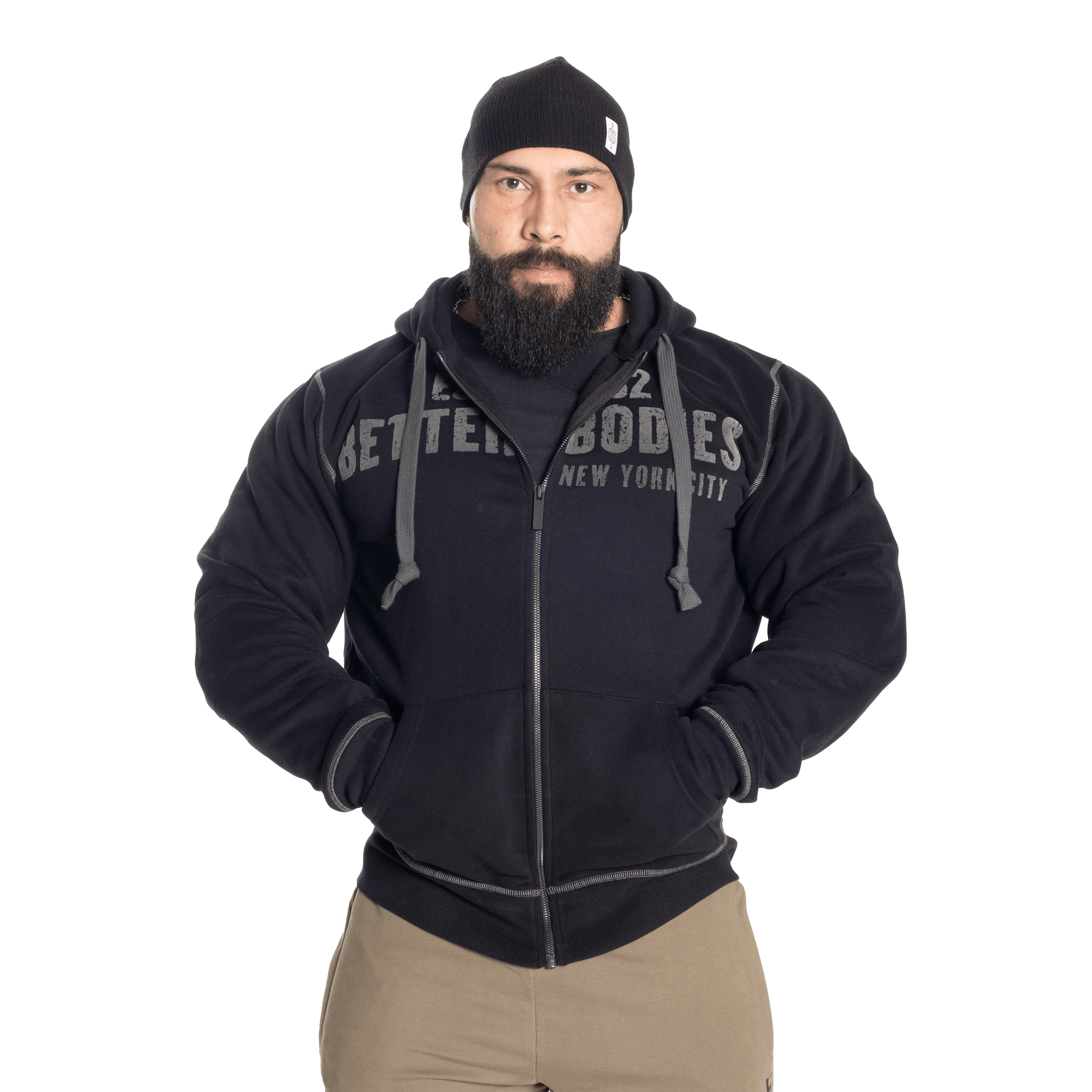 Brug Better Bodies Graphic Hoodie Black til en forbedret oplevelse