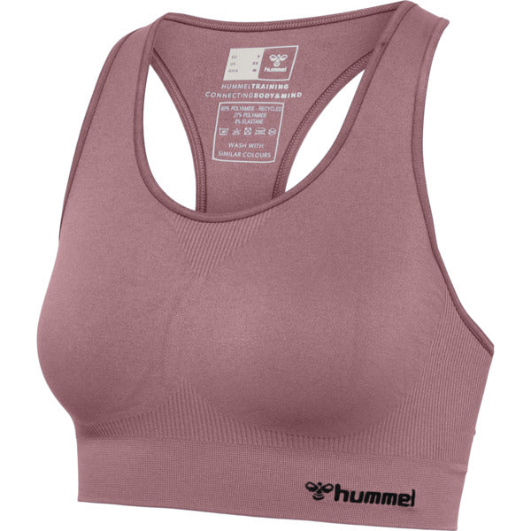 Brug Hummel TIF Seamless Sports Top - Rose Taupe til en forbedret oplevelse