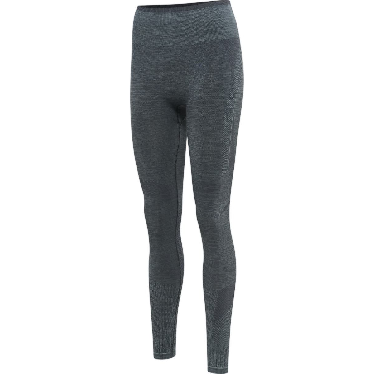 Brug Hummel SKY High Waist Seamless Tights  -  Asphalt/Quiet Shade Melange til en forbedret oplevelse