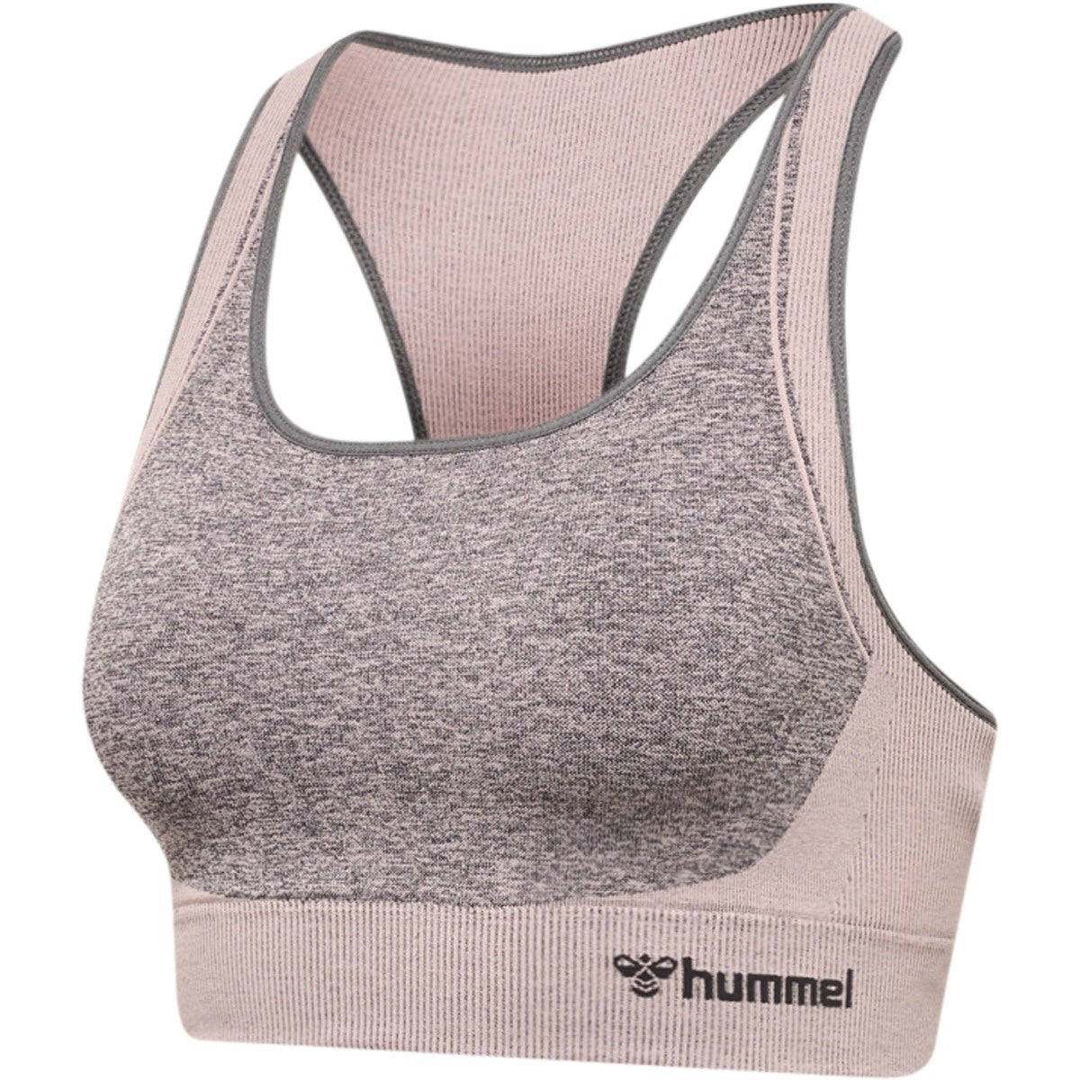 Brug Hummel KARINA Seamless Sports Top  -  Quiet Shade/Woodrose Melange til en forbedret oplevelse