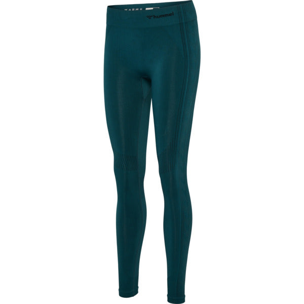 Brug Hummel Shaping Seamless Mid Waist Tights - Deep Teal til en forbedret oplevelse