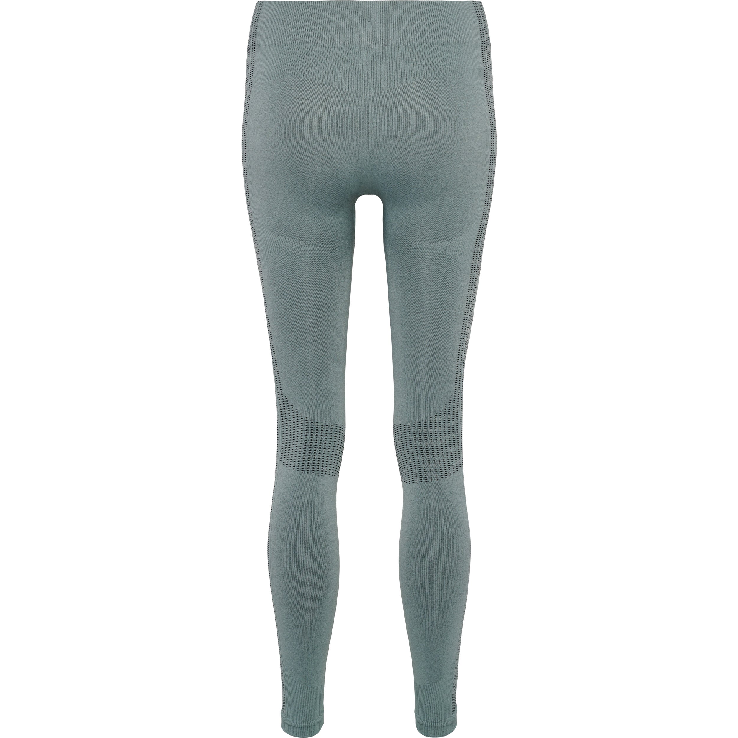 Se Hummel Shaping Seamless Mid Waist Tights - Chinois Green hos Muscle House