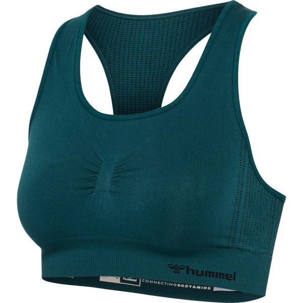 Billede af Hummel Shaping Seamless Sports Top - Deep Teal