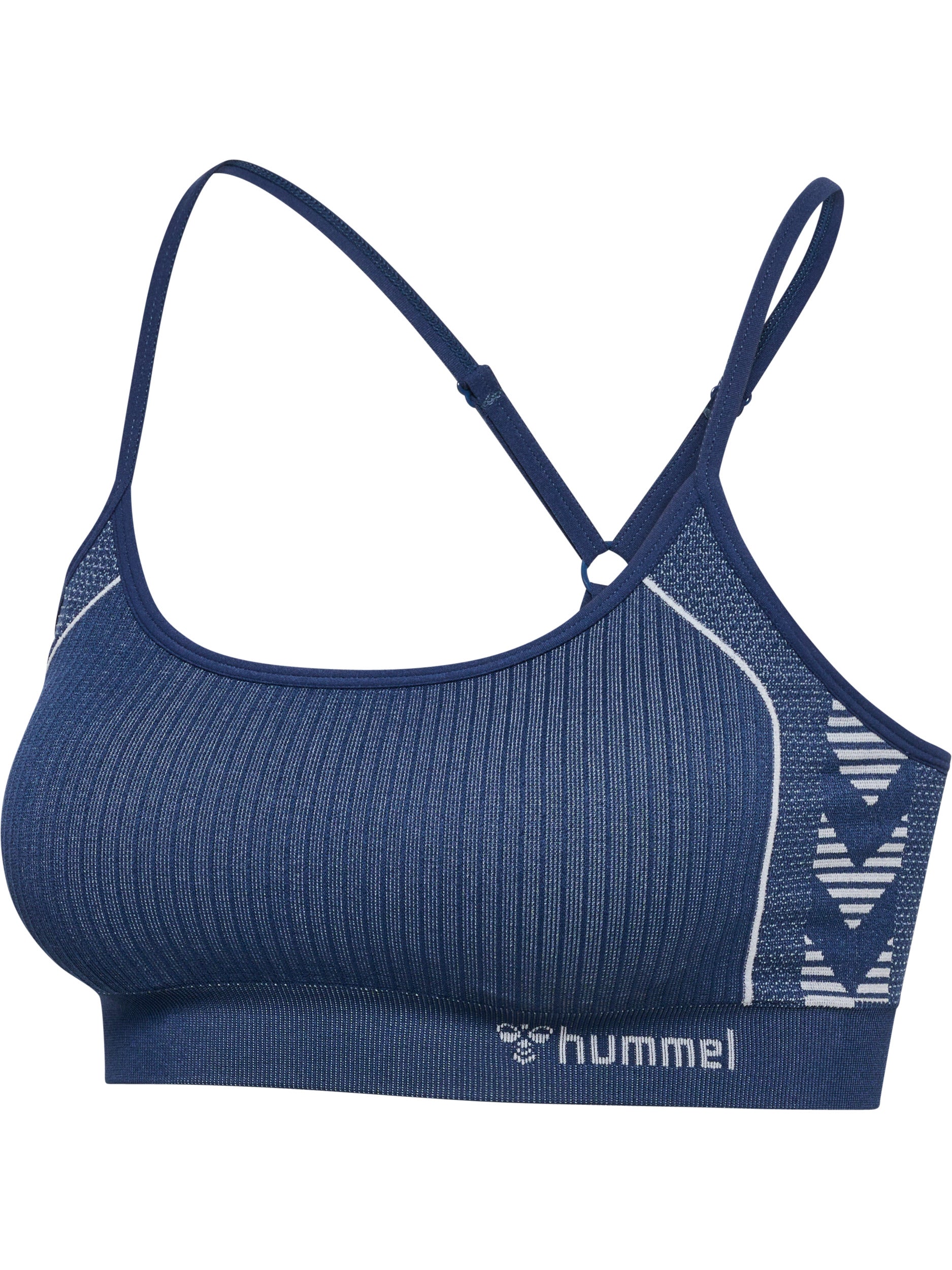 Brug Hummel Blaze Seamless Sports Top - Insignia Blue til en forbedret oplevelse