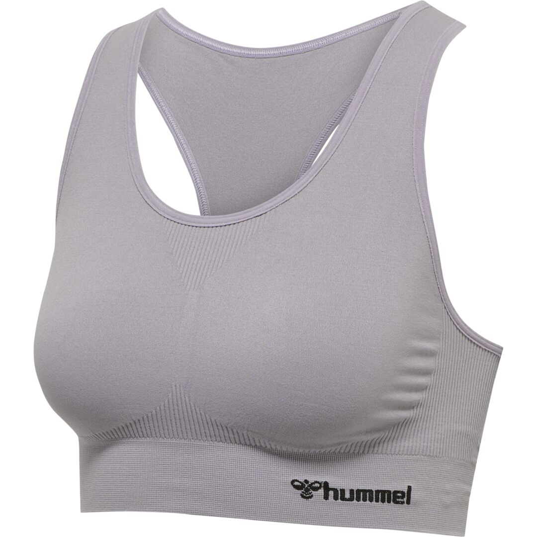 hummel CI SEAMLESS SCRUNCH SPORTS BRA - CANYON SUNSET MELANGE