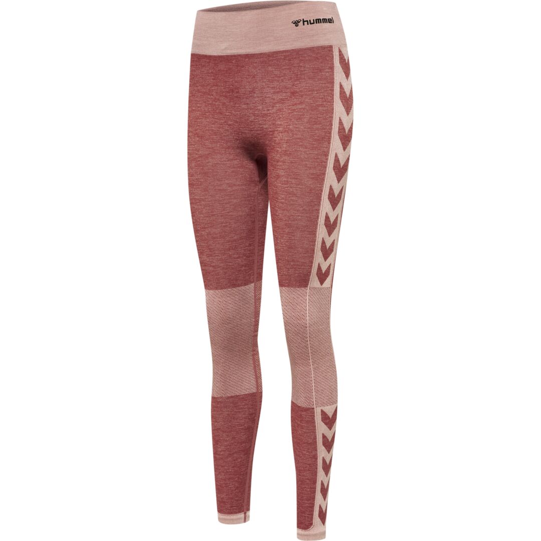 Billede af Hummel CLEA Seamless Mid Waist Tights - Withered Rose/Rose Tan Melange