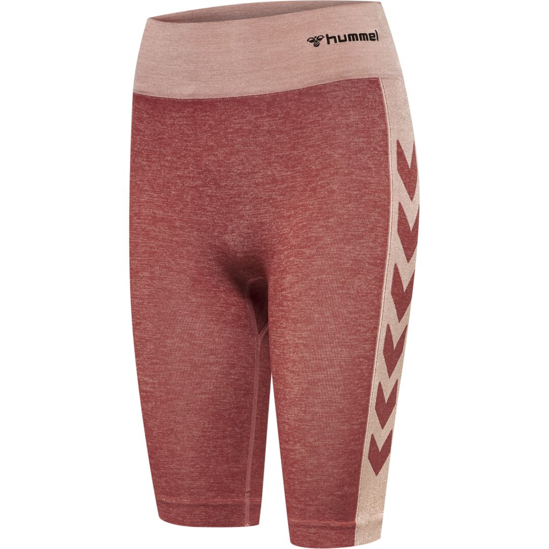Se Hummel CLEA Seamless Cycling Shorts - Withered Rose/Rose Tan Melange hos Muscle House