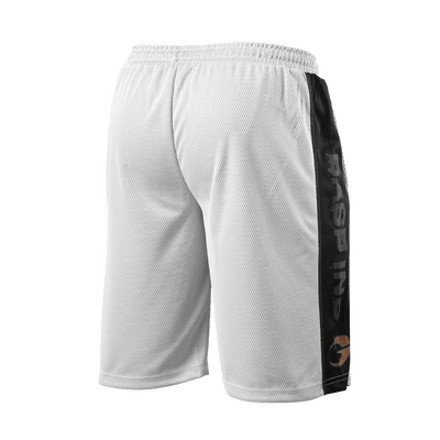 GASP No1 mesh shorts White/Black