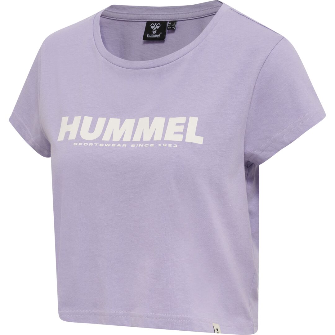 Brug Hummel Legacy Woman Cropped T-shirt - Pastel Lilac til en forbedret oplevelse