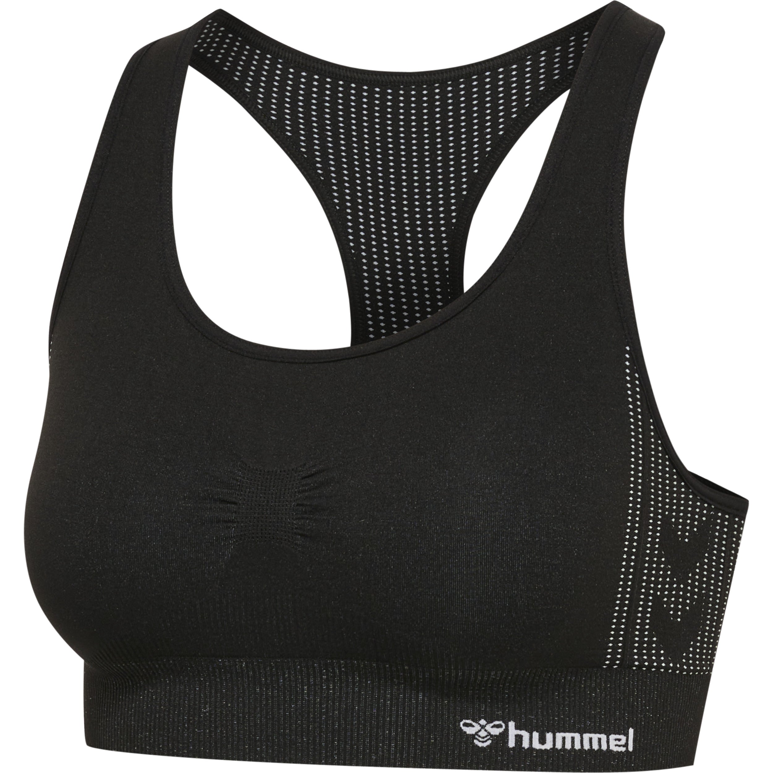 Brug Hummel Shaping Seamless Sports Top - Black til en forbedret oplevelse