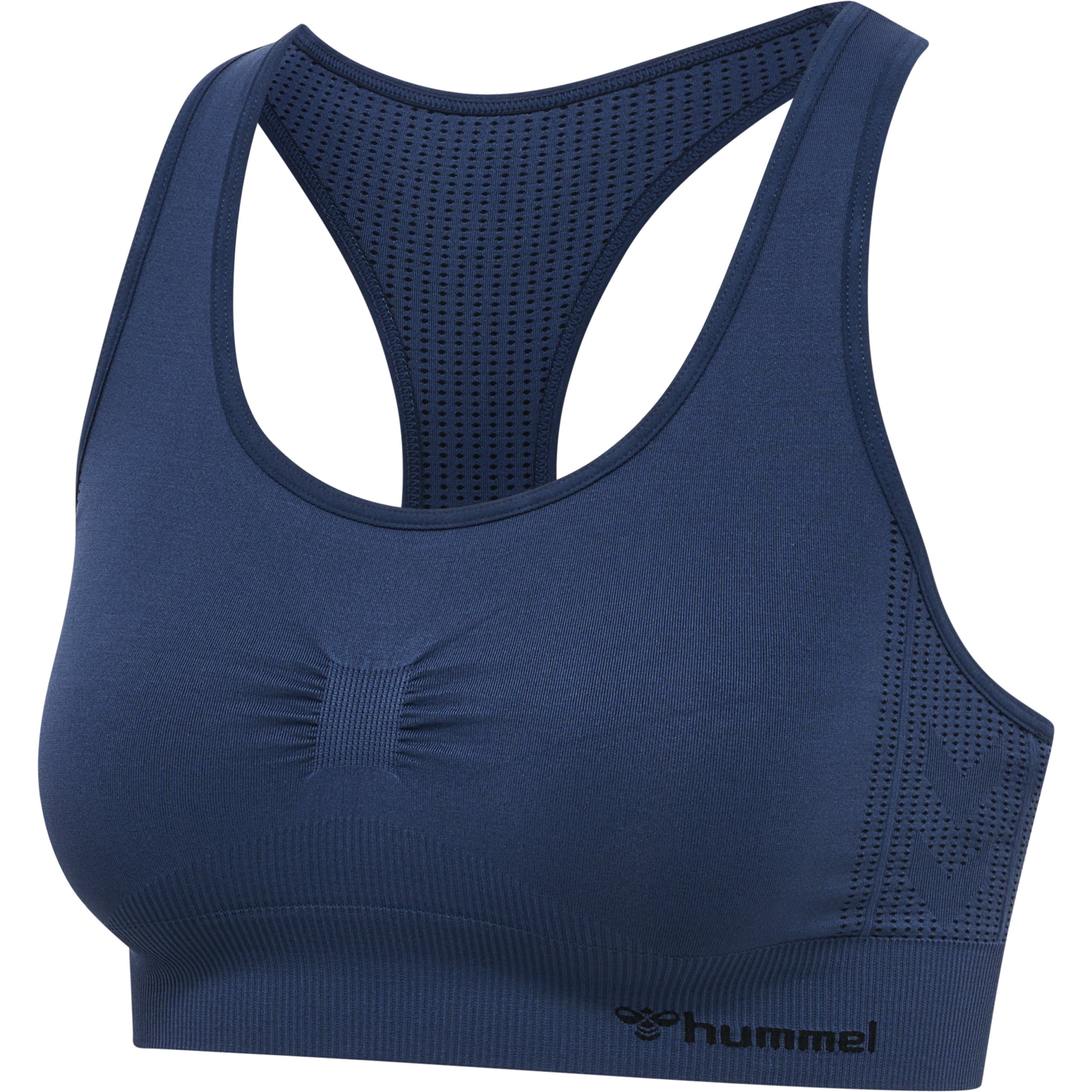 Se Hummel Shaping Seamless Sports Top - Insignia Blue hos Muscle House