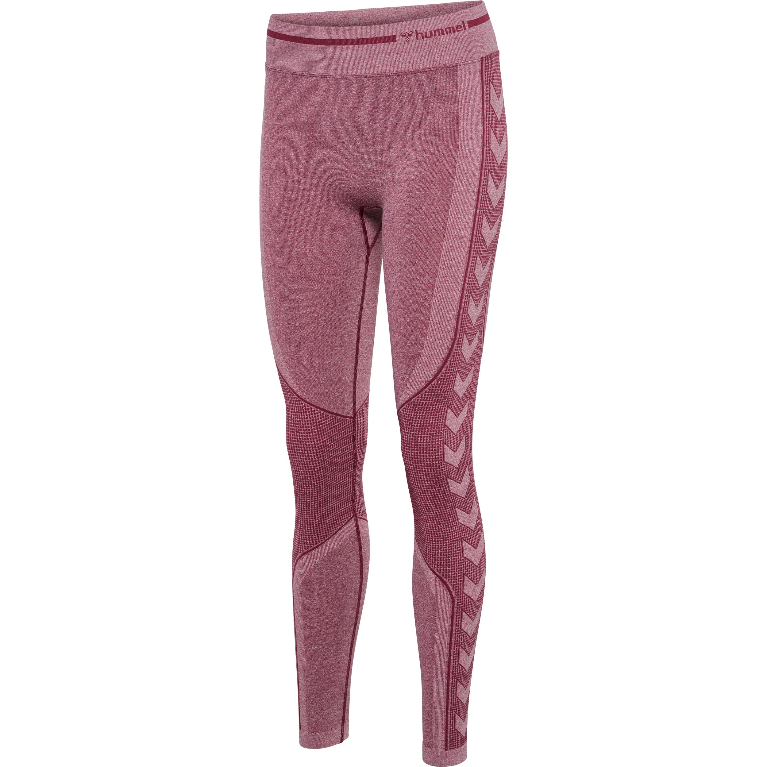 Brug Hummel LULU Seamless Scrunch Tights - Cabernet Melange til en forbedret oplevelse