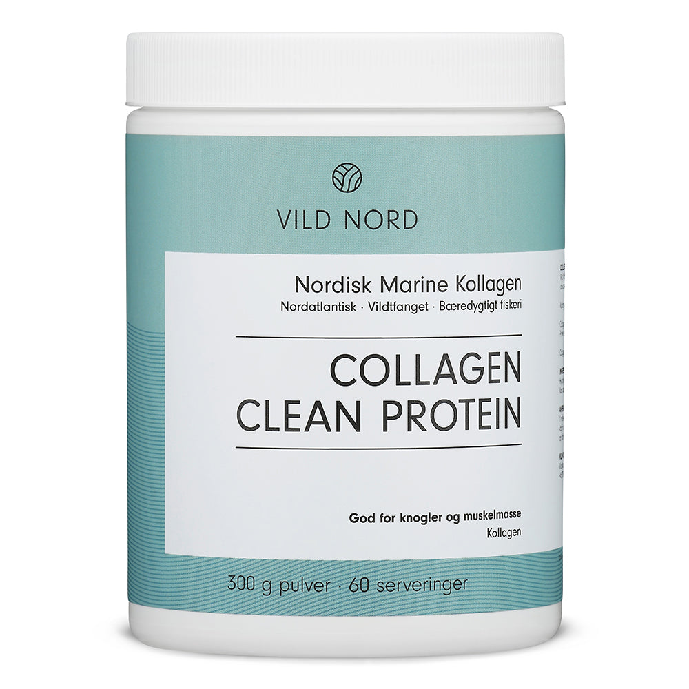Brug VILD NORD Marine Collagen Clean Protein (300g) til en forbedret oplevelse