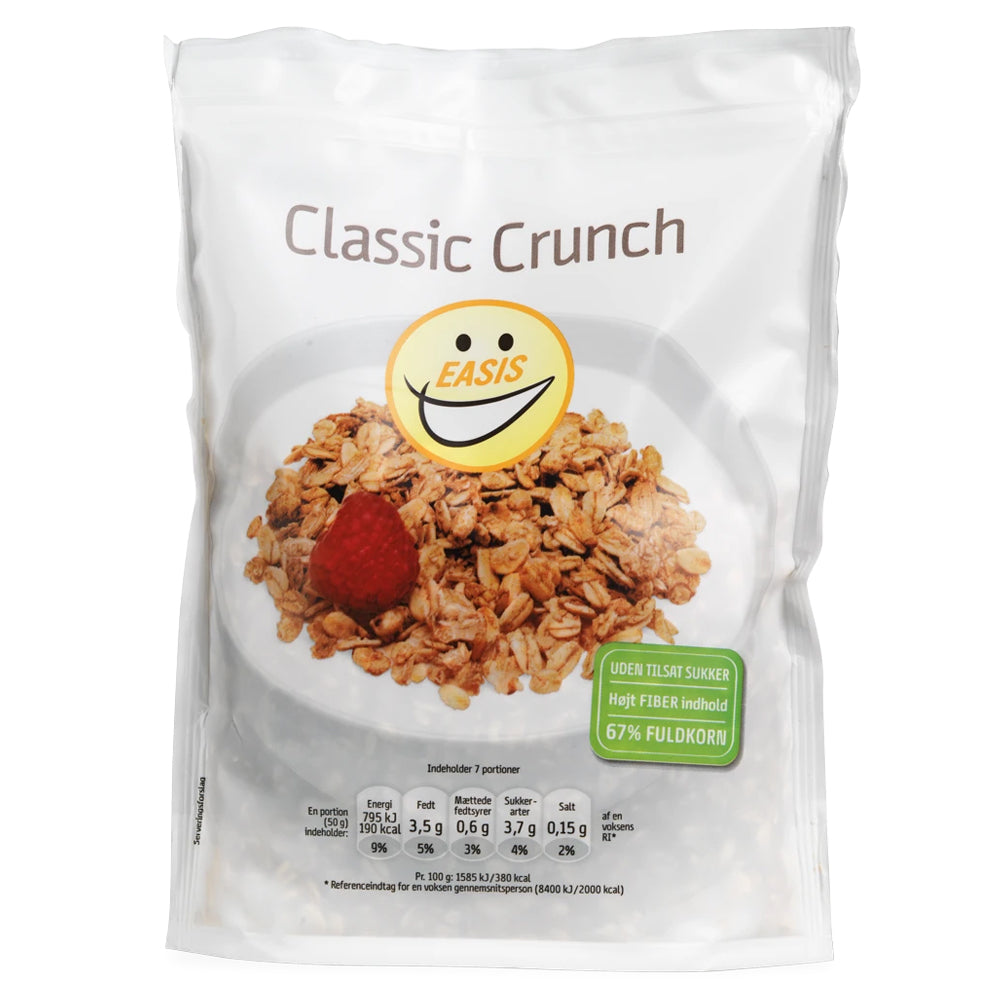 Brug EASIS Morgenmad (350g) - Classic crunch til en forbedret oplevelse