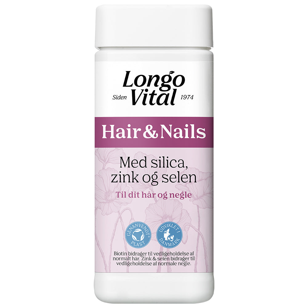 Brug Longo Vital Hair & Nails (180 stk) til en forbedret oplevelse