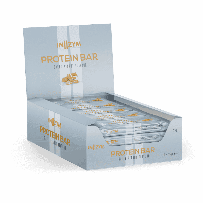 Brug IN2ZYM Protein Bar - Salty Peanut (12x 55g) - OBS! BEDST FØR 28/3-24 til en forbedret oplevelse