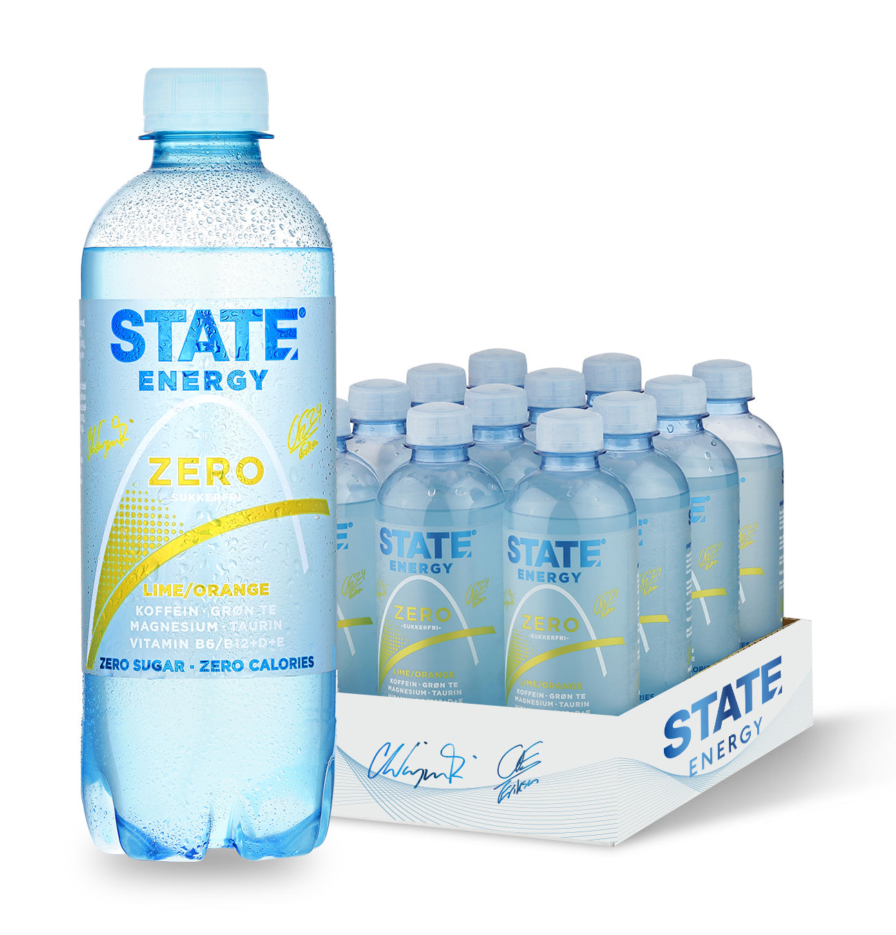 Brug STATE Energy - Lime/Orange Zero (12x 400ml) til en forbedret oplevelse