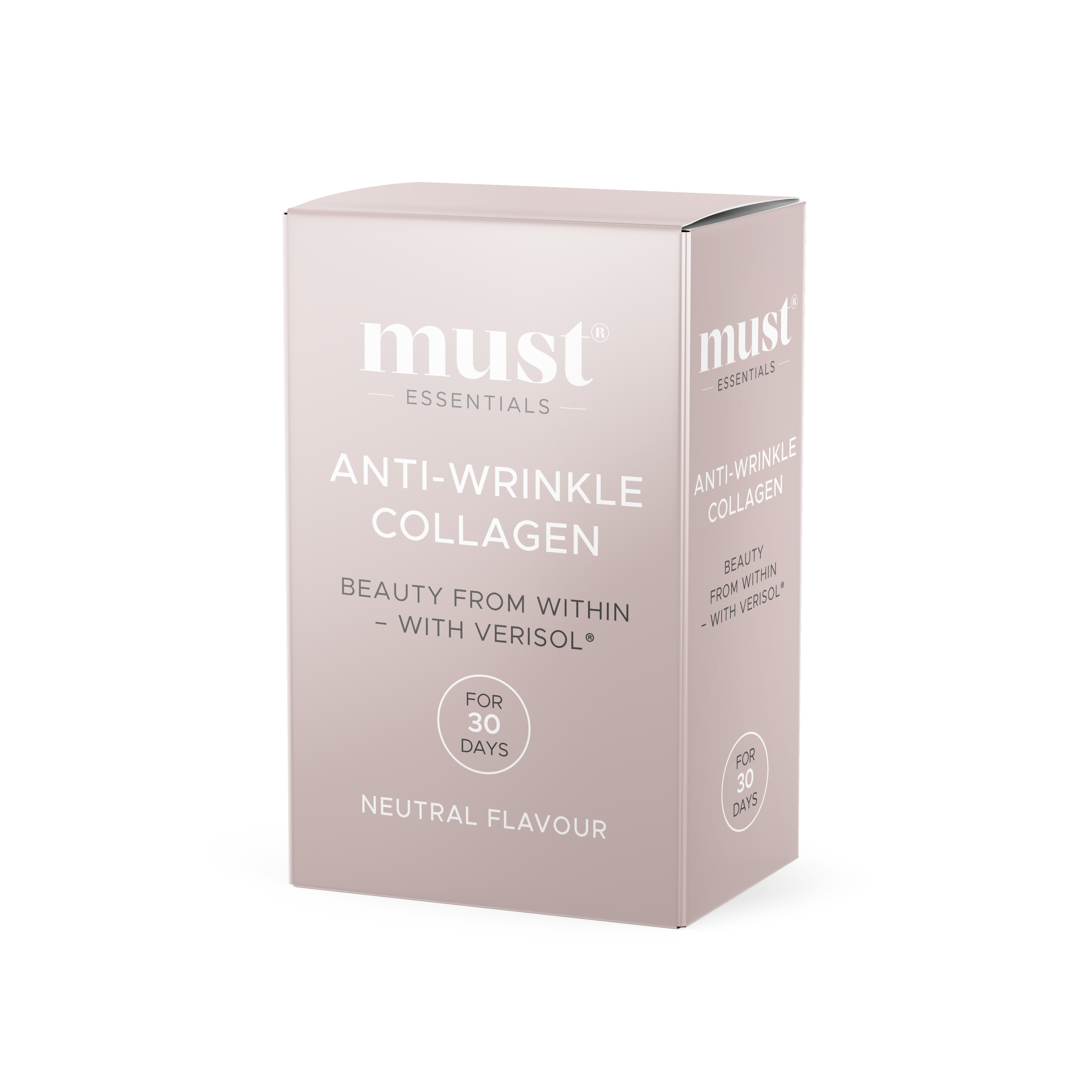 Brug MUST Essentials Anti-Wrinkle Collagen (30 stk) til en forbedret oplevelse