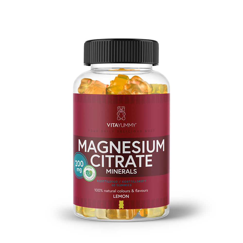 Brug VitaYummy Magnesium Citrate (60 stk) - Lemon til en forbedret oplevelse