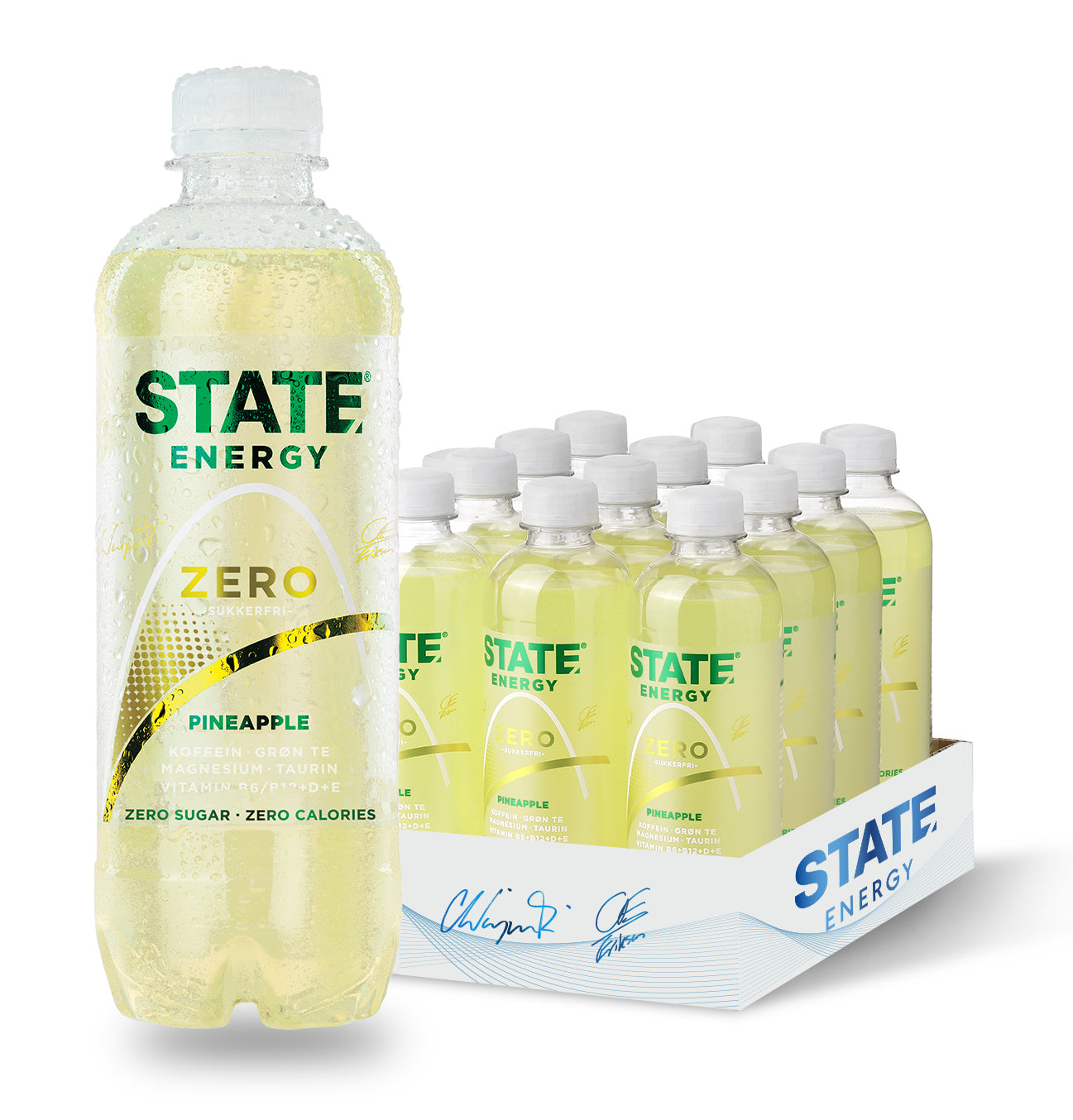 Brug STATE Energy - Pineapple Zero (12x 400ml) til en forbedret oplevelse