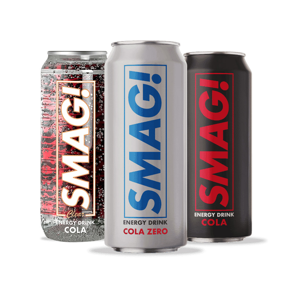Brug SMAG! Energy Drink - Bland Selv (24x 500 ml) til en forbedret oplevelse