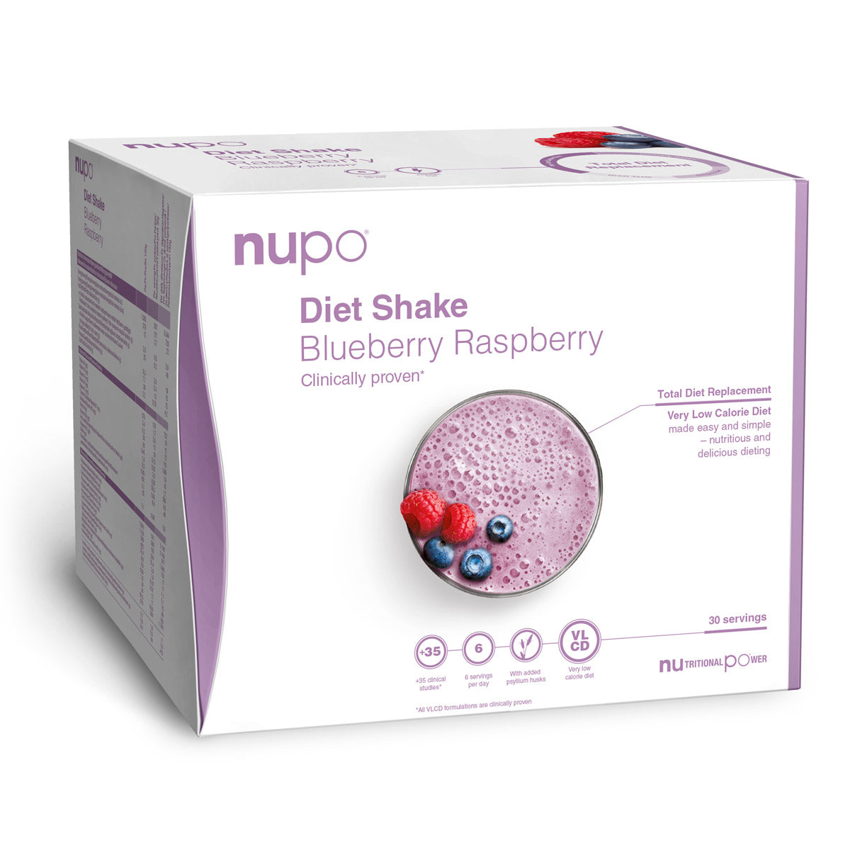 Brug Nupo Diet Shake Value Pack (960g) - Blueberry Raspberry til en forbedret oplevelse