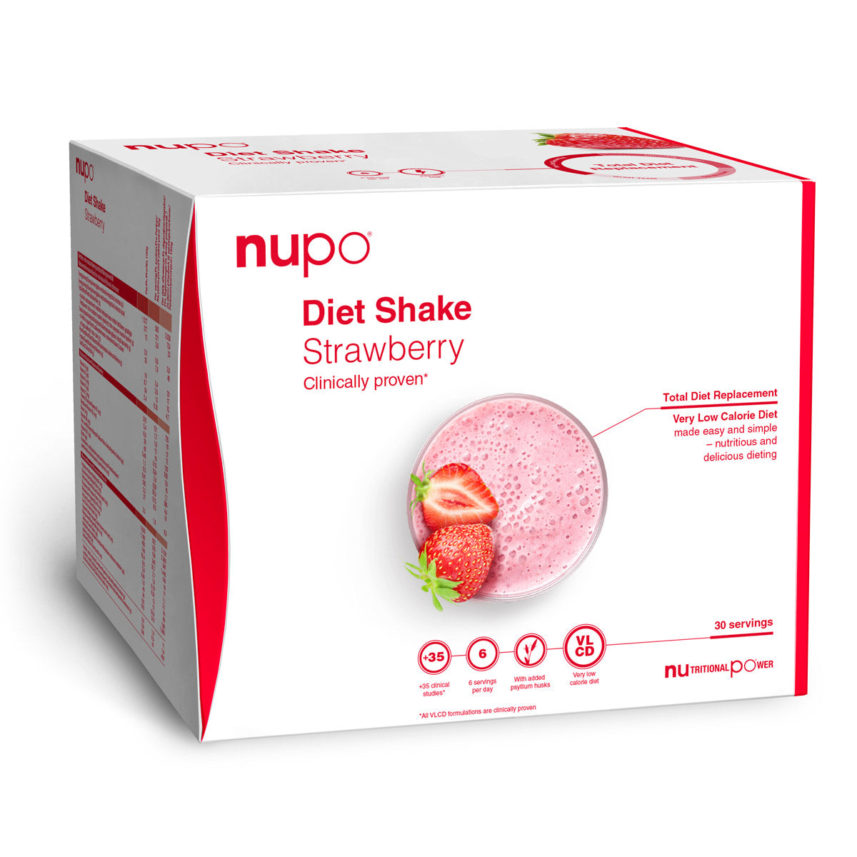 Brug Nupo Diet Shake Value Pack (960g) - Strawberry til en forbedret oplevelse