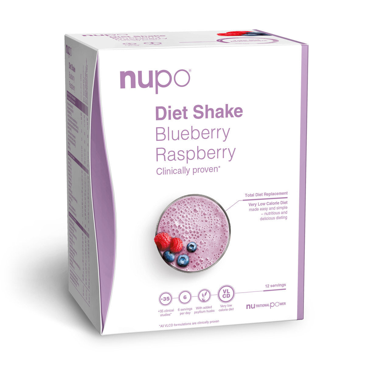 Billede af Nupo Diet Shake (384g) - Blueberry Raspberry