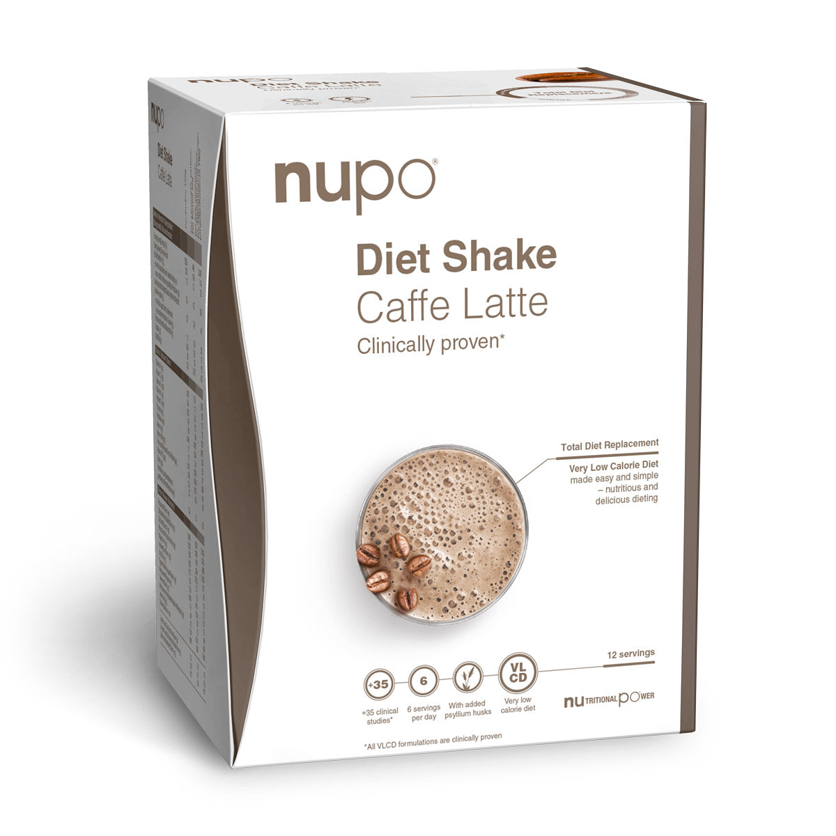 Se Nupo Diet Shake (384g) - Caffe Latte hos Muscle House