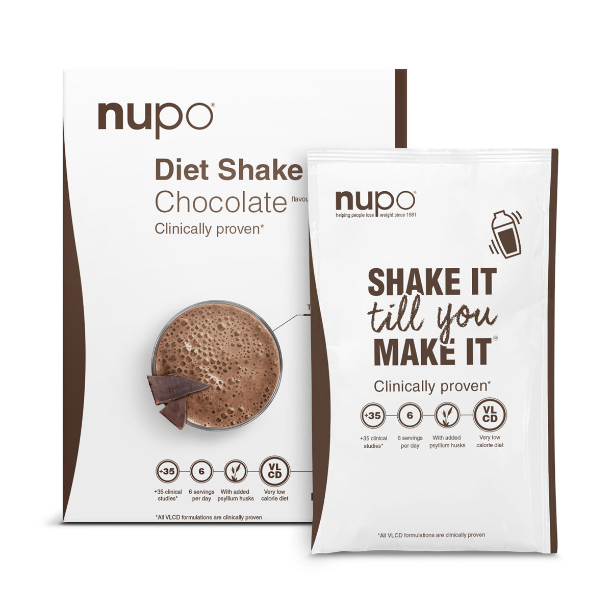 Se Nupo Diet Shake (384g) - Chocolate hos Muscle House