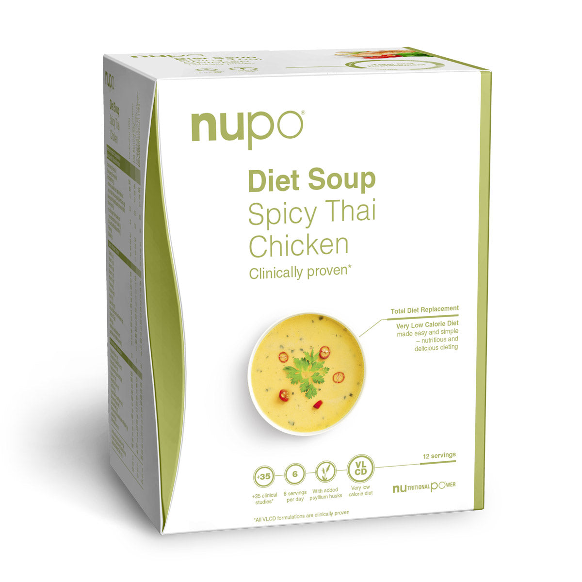Brug Nupo Diet Soup (384g) - Spicy Thai Chicken til en forbedret oplevelse