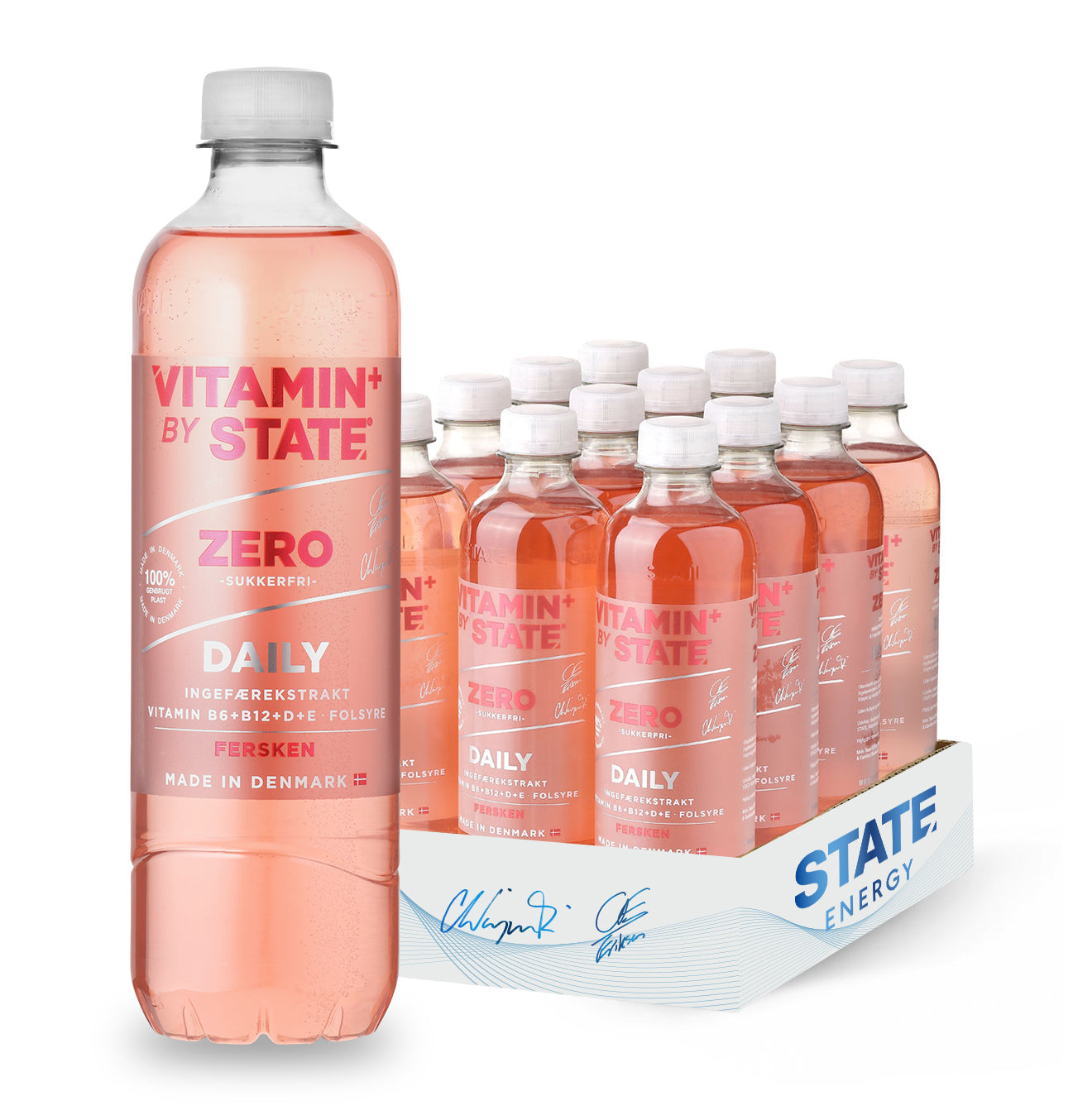 Brug STATE Zero Vitamin - Fersken (12x 500ml) til en forbedret oplevelse
