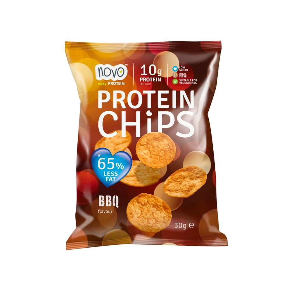 Brug Novo Nutrition Protein Chips (30g) - BBQ til en forbedret oplevelse