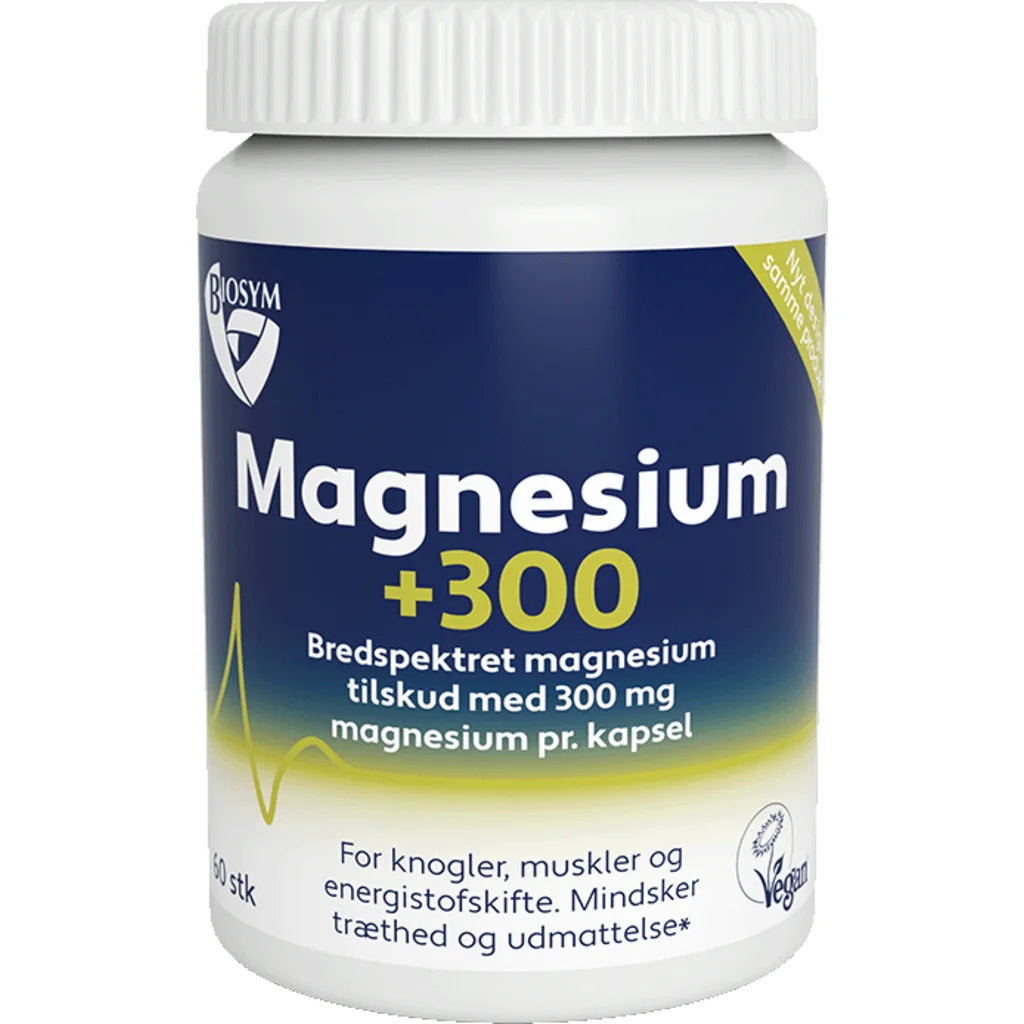 Billede af Biosym Magnesium +300 (60 stk)