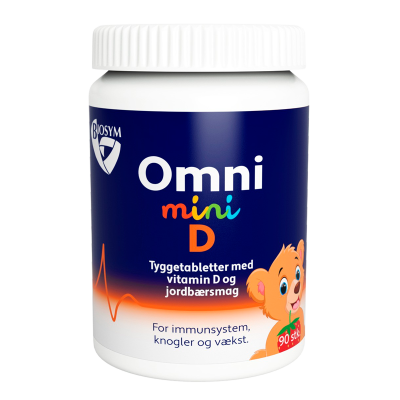Brug Biosym OmniMINI Vitamin D (90 stk) til en forbedret oplevelse